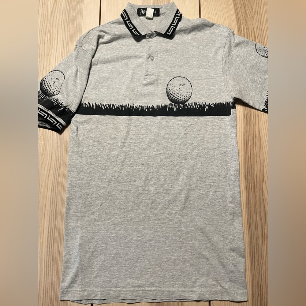 Vintage Alan Stuart Tour 1 Golf‎ Ball Golf Polo